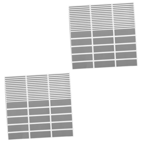 2 Sätze Scratch Off Aufkleber Rechteckige Belohnungsaufkleber Diy Überraschungsetiketten Für Events Personalisierbar Ablösbar 25 Blätter * 2 von Alipis