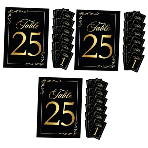 3 Sätze Hochwertige Tischkarten Für Hochzeiten Doppelseitige Platzkarten Mit Goldener Prägung Für Feiern Geburtstage Strapazierfähigem Papiermaterial 30 Stück * 3 von Alipis
