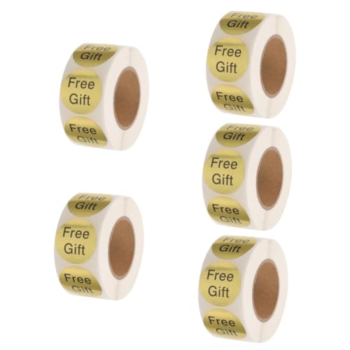 5 Sätze Geschenkanhänger Aufkleber Für Supermärkte Selbstklebende Etiketten Für Dekorative Aufkleber Für Verschiedene Anlässe Für Verpackungen 500 Stück * 5 5 Sätze Geschenkanhänger Aufkleber Für Supermärkte Selbstklebende Etiketten Für Dekorative Aufkleber Für Verschiedene Anlässe Für Verpackungen 500 Stück * 5 von Alipis
