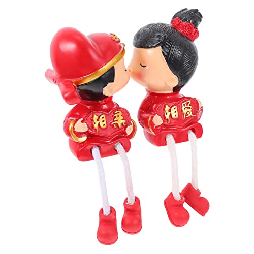 Alipis 1 Paar Braut Und Bräutigampuppe Für Paare Hochzeit Jubiläum Ihr Zukünftige Braut Dekorationen Kuchendeckel Paarstatue Valentinstag-statue Braut Und Bräutigamfiguren Harz Rot Alipis 1 Paar Braut Und Bräutigampuppe Für Paare Hochzeit Jubiläum Ihr Zukünftige Braut Dekorationen Kuchendeckel Paarstatue Valentinstag-statue Braut Und Bräutigamfiguren Harz Rot von Alipis