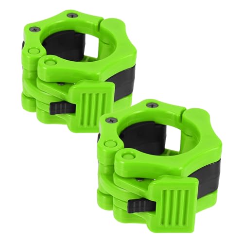 Alipis 1 Paar Langhantel Clips Verstellbare Hantelstangen Verschlüsse Sichere Schnellverschluss Klemmen für Gewichtheben Fitness Langlebige Trainingszubehör für Home Commercial Gym von Alipis