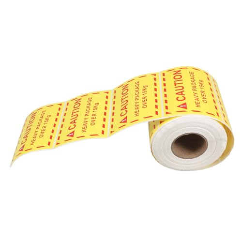 Alipis 1 Rolle Aufkleber für Übergewicht Übergewichtige Aufkleber Versandetiketten Überlastungsetikett Vorsicht schweres Etikett schwere Aufkleber Kupferplattenaufkleber Yellow Alipis 1 Rolle Aufkleber für Übergewicht Übergewichtige Aufkleber Versandetiketten Überlastungsetikett Vorsicht schweres Etikett schwere Aufkleber Kupferplattenaufkleber Yellow von Alipis