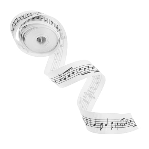 Alipis 1 Rolle Band für Blumenstrauß Geschenkband zum Verpacken Heimgeschenkband Musiknotizbänder Stilvolle Bänder Band für Bögen Partyverpackungsbänder Bastelbänder Polyester Weiß Alipis 1 Rolle Band für Blumenstrauß Geschenkband zum Verpacken Heimgeschenkband Musiknotizbänder Stilvolle Bänder Band für Bögen Partyverpackungsbänder Bastelbänder Polyester Weiß von Alipis