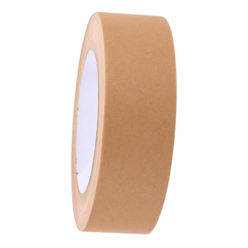 Alipis 1 Rolle Dichtungsband Gummiert Abdeckband Packband Zum Nachfüllen Klebrig Für Streifen Ziehen Um Durchsichtiges Verpackungsklebeband Paket Light Brown Kraftpapier von Alipis