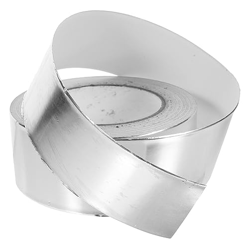 Alipis 1 Rolle Folienband Klebeband aus Aluminiumfolie Aluminiumband mit leitfähigem Kleber Aluminiumbänder Thermoband hitzebeständiges Wärmeband Aluminiumband zur Isolierung von Alipis