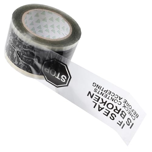 Alipis 1 Rolle Stop Schild Klebeband Transparentes Verpackungsklebeband für Warnung Stabiles Stop Schild Klebeband für Versiegelte Pakete von Alipis