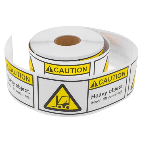 Alipis 1 Rolle Team Lift Warnetiketten Aufkleber für Umzugskartons Selbstklebende Caution Labels Etiketten Rolle Lösung für Versand von Alipis