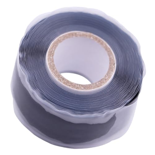Alipis 1 Rolle Wasserdichtes Klebeband Wasserdichtes Band Gummiert Neon-klebeband Klebrig Installation Bleiband Klempner Im Freien Gartenschlauch Rohr Dichtungsband Schwarz Kieselgel von Alipis