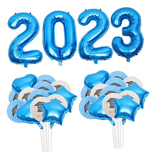Alipis 1 Satz 2023 Abschlussballons Abschlussfeier Layout Requisiten Abschlussfeier Dekoration 2023 Folienballons Abschluss Hängende Dekor Abschlussbanner Abschlussfeier Latexballon von Alipis