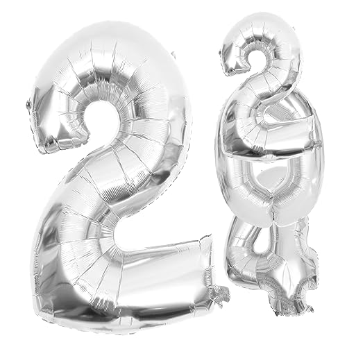 Alipis 2024 Zahlenballon Für Silvesterparty Hochzeit Geburtstag Schulabschluss Aluminium Set Alipis 2024 Zahlenballon Für Silvesterparty Hochzeit Geburtstag Schulabschluss Aluminium Set von Alipis