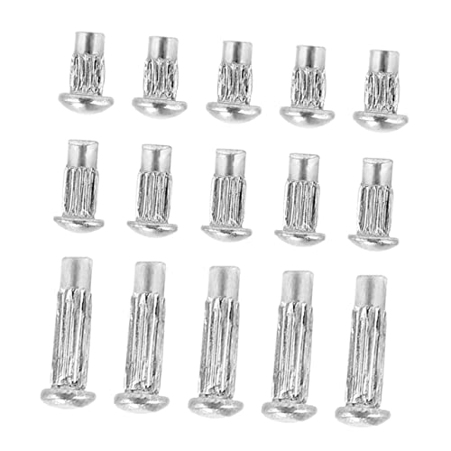 Alipis 1 Satz Knurled Solide Fixierte Alu Nieten Für Beschilderungen Silber Robuste Langlebige Befestigungslösungen Für Innen Und Außeneinsatz Für Geschäfte Und Märkte 1500 Stück von Alipis
