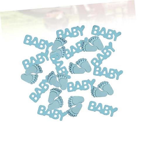 Alipis 1 Satz Konfetti Fußform und Motive Dekoration für Jungen Babypartys und Geburtstagsfeiern Vielseitig Einsetzbar für Tischdeko und Bastelprojekte Alipis 1 Satz Konfetti Fußform und Motive Dekoration für Jungen Babypartys und Geburtstagsfeiern Vielseitig Einsetzbar für Tischdeko und Bastelprojekte von Alipis