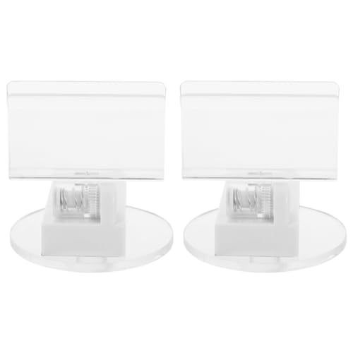 Alipis 1 Satz Magnet Etikettenhalter Set Transparentes Preisschild Display Für Geschäfte Supermärkte Restaurants Und Hochzeiten Einfach Zu Bedienen Tragbar Und Leicht Für Werbung 2 Stück von Alipis