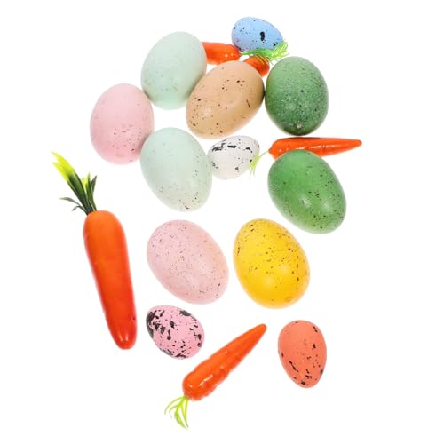 Alipis Ostern Malerei Kit 18 Stücke Set Schaum Karotten Dekorationen Ostereier Dekorationen Ostern Decor Mädchen von Alipis