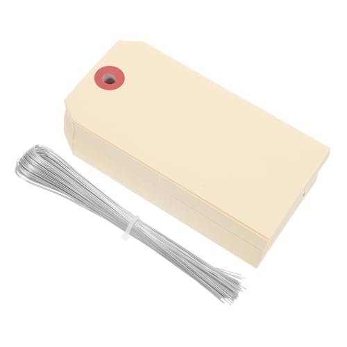 Alipis 1 Satz Preis Schild Etiketten Leere Tags Versandschilds Verdrahtet Schlüssel Kabelbinder Beschreibbare Tags Drahtetikett Taschenanhänger Inventar -tags Draht-tags Manila 100 Stück Alipis 1 Satz Preis Schild Etiketten Leere Tags Versandschilds Verdrahtet Schlüssel Kabelbinder Beschreibbare Tags Drahtetikett Taschenanhänger Inventar -tags Draht-tags Manila 100 Stück von Alipis