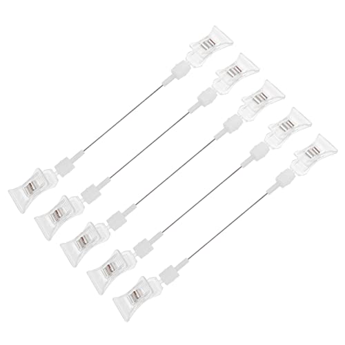 Alipis 1 Satz Regalclip Clips Anzeige Messe-tag-display-clip Für Etiketten Warenpräsentationsclip Klemmschildhalter Ansteckbare Schilderhalter Display-clip-halter Plastik 5 Stück von Alipis