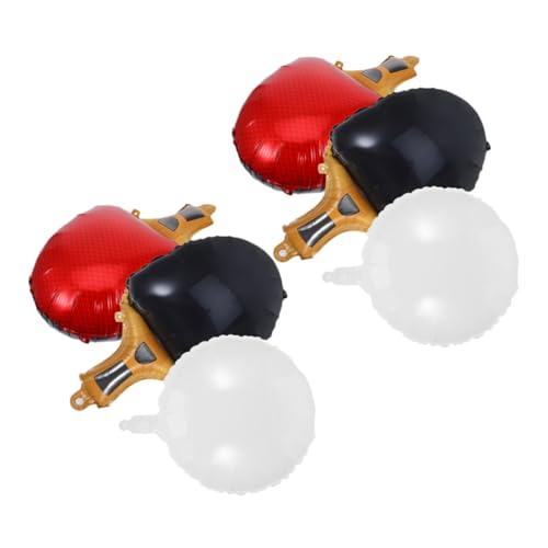Alipis 1 Satz Sportliche Aluminium Folienballons für Geburtstagsfeiern Teiliges mit Tischtennisschlägern Rot Schwarz und Weißen Bällen für Feiern und Wettbewerbsdekorationen Alipis 1 Satz Sportliche Aluminium Folienballons für Geburtstagsfeiern Teiliges mit Tischtennisschlägern Rot Schwarz und Weißen Bällen für Feiern und Wettbewerbsdekorationen von Alipis