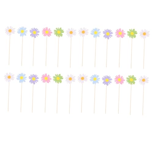 Alipis 1 Satz Teiliges Kuchenstecker Mit Kreativen Gänseblümchen Motiven Leichte Dekoration Für Sommerliche Party Und Familienfeiern Vielseitige Blüten Ornamente Für Cupcake Und 24 Stück Alipis 1 Satz Teiliges Kuchenstecker Mit Kreativen Gänseblümchen Motiven Leichte Dekoration Für Sommerliche Party Und Familienfeiern Vielseitige Blüten Ornamente Für Cupcake Und 24 Stück von Alipis