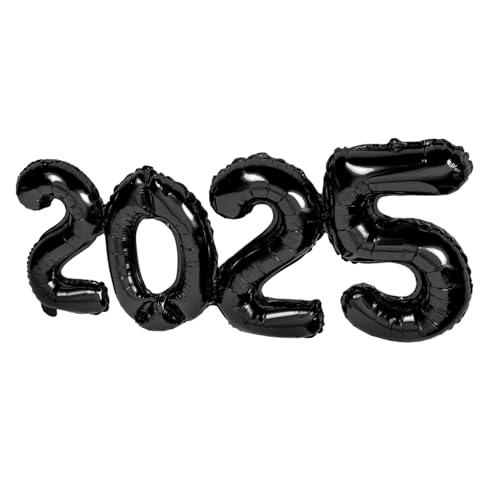 Alipis 1 Satz Zahlenballons für Silvesterfeier Partydekoration Abschlussfeier und Jubiläen Langlebige Aluminiumfolie Ergänzung für Festliche Anlässe von Alipis
