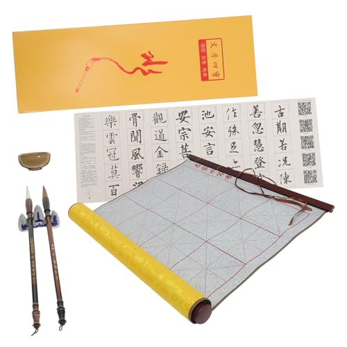 Alipis 1 Schachtel Wiederverwendbares Chinesisches Kalligraphie Wasser Schreibtuch mit Klarer Textur und Guter Schreibaufnahme Faltbares Übungstuch für Anfänger Langlebiges Material für von Alipis