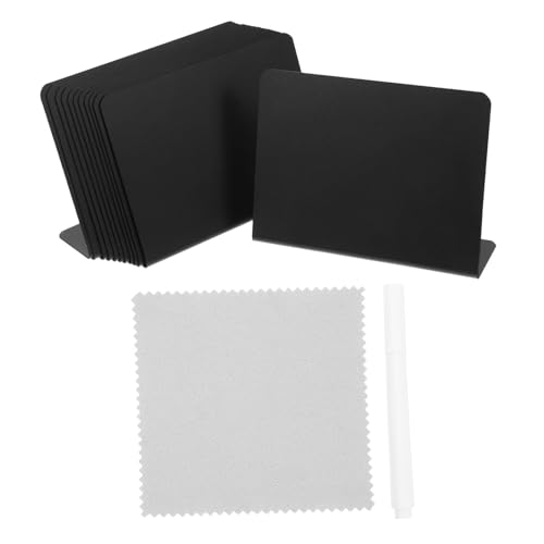 Alipis 1 Set Mini Chalkboard Schilder Für Lebensmitteltischschild Chalkboard L -form Kleines Tafelschild Für Lebensmitteletiketten Partybuffet Für Catering -unterrichtsvorräte von Alipis