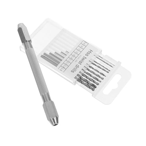 Alipis 1 Set Uhrenbohrer, Uhrenbohrer-set, Professionelles Uhrenreparaturset, Doppelend-uhrenreparaturbohrer, Mini-bohrer-set von Alipis