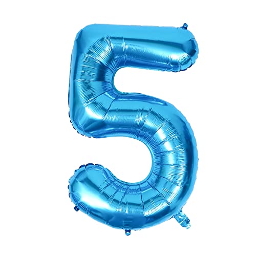Alipis 1 Stück Folienballon Zahlenballon für Neujahrsfeier Party Dekoration Langlebige und Umweltfreundliche Luftballons für Hochzeiten Geburtstagsfeiern und Feste von Alipis