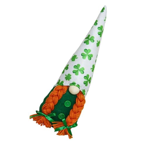 Alipis 1 Stück gesichtslose Puppenverzierung wichtelpuppe The büro Dekoration Kid Toys Gnom-Puppe Abgestuft Puppenornament st. Patrick's Day liefert Ballaststoff von Alipis