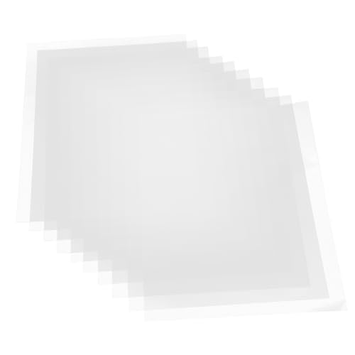 Alipis 10 Blatt Transparentes Doppelseitiges Klebeband, Doppelseitige, Klare Klebepads, Klebriges Blatt, Posterband, Doppelseitige Klebepads Für Die Montage (a4) von Alipis
