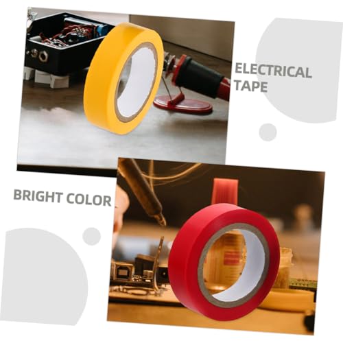 Alipis 10 Rollen Teiliges Elektriker isolierband Farbiges PVC Klebeband Wasserfest Hohe Klebkraft Spritzwassergeschützt Vielseitig Einsetzbar für Innen und Außen Farbige Kabelmarkierung Alipis 10 Rollen Teiliges Elektriker isolierband Farbiges PVC Klebeband Wasserfest Hohe Klebkraft Spritzwassergeschützt Vielseitig Einsetzbar für Innen und Außen Farbige Kabelmarkierung von Alipis