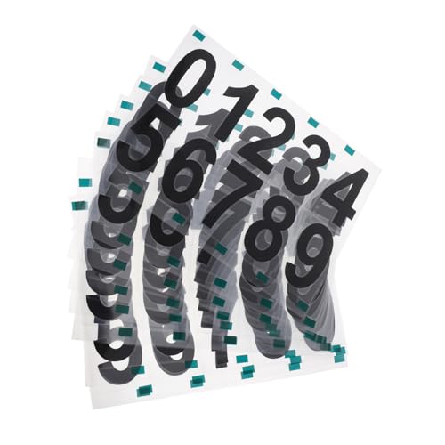 Alipis 10 Sätze Reflektierende Hausnummer Aufkleber Selbstklebend Wetterfest Für Außenbereich Garage Und Briefkasten Sichtbar Im Dunkeln Alipis 10 Sätze Reflektierende Hausnummer Aufkleber Selbstklebend Wetterfest Für Außenbereich Garage Und Briefkasten Sichtbar Im Dunkeln von Alipis