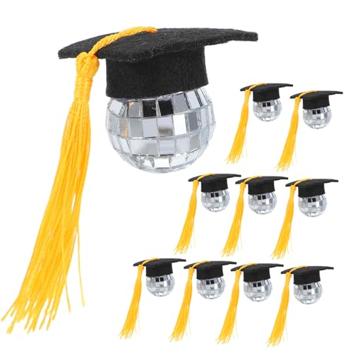 Alipis 10 Stück Abschlusskuchendekor Abschlussmittelstücke Kappendekorationen für den Abschluss Cupcake-Topper für die Abschlussfeier Cupcake Grad Cap Decor Acryl Golden Alipis 10 Stück Abschlusskuchendekor Abschlussmittelstücke Kappendekorationen für den Abschluss Cupcake-Topper für die Abschlussfeier Cupcake Grad Cap Decor Acryl Golden von Alipis