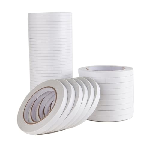 Alipis 10 Stück Doppelseitiges Klebeband für Bastelarbeiten Fotografie Geschenkverpackung Bürozubehör Hochwertiges Hot Melt Klebeband für Schule Bürobedarf von Alipis