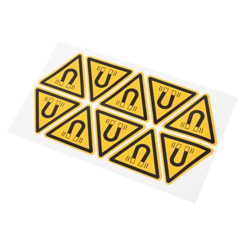 Alipis 10 Stück Identifizierung Von Magnetfeldern Sicherheitswarnschild Sicherheitswarnzeichen Warnzeichen-aufkleber Warnaufkleber Arbeitsplatzschild Yellow Papier Alipis 10 Stück Identifizierung Von Magnetfeldern Sicherheitswarnschild Sicherheitswarnzeichen Warnzeichen-aufkleber Warnaufkleber Arbeitsplatzschild Yellow Papier von Alipis