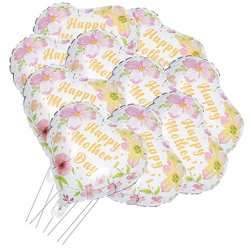 Alipis 10 Stück Muttertag Herzballons Große Aluminiumfolienballons für Festliche Dekoration für Muttertagsfeiern Innen und Außeneinsatz eine Einladende Alipis 10 Stück Muttertag Herzballons Große Aluminiumfolienballons für Festliche Dekoration für Muttertagsfeiern Innen und Außeneinsatz eine Einladende von Alipis