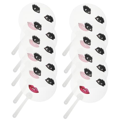 Alipis 10 Stück Runde mit Lustigem Lippenmuster Transparente Fotorequisiten für Partys Sommerdekorationen und Kreative Anlässe Alipis 10 Stück Runde mit Lustigem Lippenmuster Transparente Fotorequisiten für Partys Sommerdekorationen und Kreative Anlässe von Alipis
