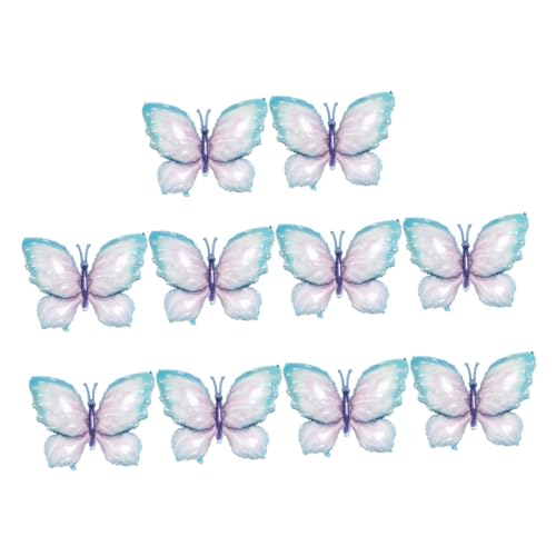 Alipis 10 Stück Schmetterling Folienballons Bunte Deko für Geburtstagsfeiern Hochzeiten und Fotoshootings für Partys und Gartenarrangements von Alipis