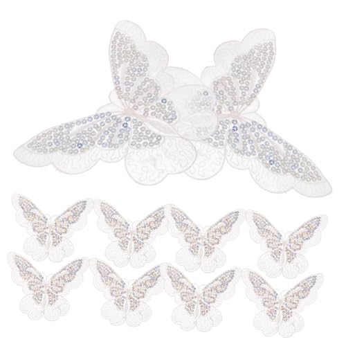 Alipis 10 Stück Teiliges Filigrane Organza Schmetterling Aufnäher Zierliche Austauschbare Applikationen für Kleidung Taschen Rucksäcke Geeignet für DIY Jacken Jeans und Heimdekoration Alipis 10 Stück Teiliges Filigrane Organza Schmetterling Aufnäher Zierliche Austauschbare Applikationen für Kleidung Taschen Rucksäcke Geeignet für DIY Jacken Jeans und Heimdekoration von Alipis