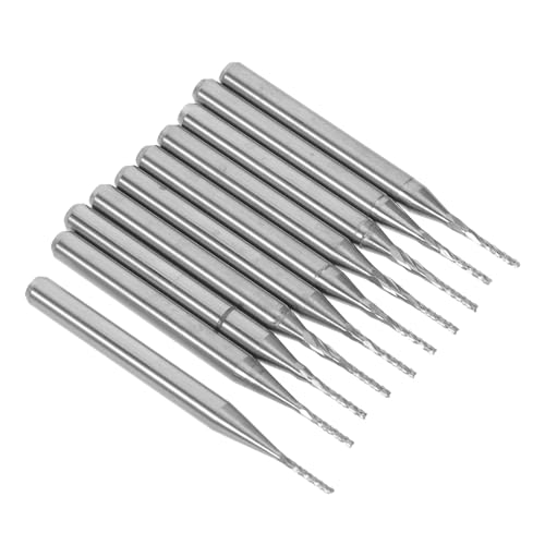 Alipis 10 Stück Teiliges Fräserset Wolframstahl Cnc Router Bits mit Schaft für Pcb Gravur Holzbearbeitung Präzise Hochgeschwindigkeits-fräswerkzeuge Vielseitig Kompatibel Alipis 10 Stück Teiliges Fräserset Wolframstahl Cnc Router Bits mit Schaft für Pcb Gravur Holzbearbeitung Präzise Hochgeschwindigkeits-fräswerkzeuge Vielseitig Kompatibel von Alipis