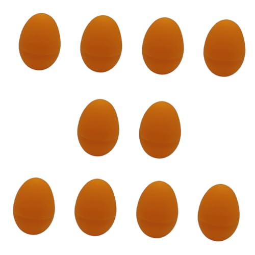 Alipis 10 Stück Teiliges Kunststoff Simulations Eier Realistische Ostereier zum Befüllen und Basteln Mattierte Bunte Dekoration für DIY Osterüberraschungen und Familienaktivitäten von Alipis
