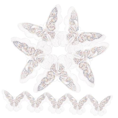Alipis 10 Stück Teiliges Schmetterling Organza Aufnäher Filigrane Stickerei Vielseitige Kleidungspatches zum Aufbügeln Leicht für Hut Tasche Jacke und DIY Dekoration Alipis 10 Stück Teiliges Schmetterling Organza Aufnäher Filigrane Stickerei Vielseitige Kleidungspatches zum Aufbügeln Leicht für Hut Tasche Jacke und DIY Dekoration von Alipis