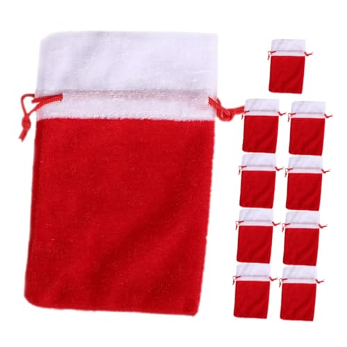 Alipis 10 Stück Teiliges Weihnachtsgeschenktüten mit Kordelzug Wiederverwendbare Party und Treat Bags Tragbare Süßigkeitenbeutel für Weihnachtsfeier Geschenkverpackung Vielseitig Alipis 10 Stück Teiliges Weihnachtsgeschenktüten mit Kordelzug Wiederverwendbare Party und Treat Bags Tragbare Süßigkeitenbeutel für Weihnachtsfeier Geschenkverpackung Vielseitig von Alipis