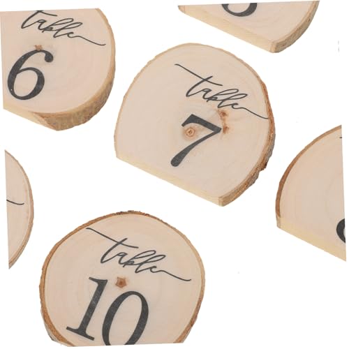 Alipis 10 Stück Tischnummernkarten Aus Holz Tischnummern Aus Holzrinde Rustikale Tischschilder Zum Jahrestag Tischnummern Für Hochzeiten Rustikale Tischdekorationen Aus Holz Alipis 10 Stück Tischnummernkarten Aus Holz Tischnummern Aus Holzrinde Rustikale Tischschilder Zum Jahrestag Tischnummern Für Hochzeiten Rustikale Tischdekorationen Aus Holz von Alipis