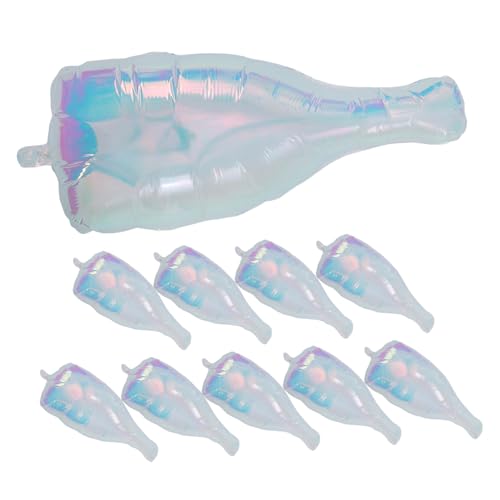 Alipis 10 Stück Weinflasche kleine Luftballons zum Geburtstag Ballon für Hochzeit Geburtstagsballons für Mädchen Bierballons Partyballons Weinfolienballons Väter Tagballons Aluminiumfolie von Alipis