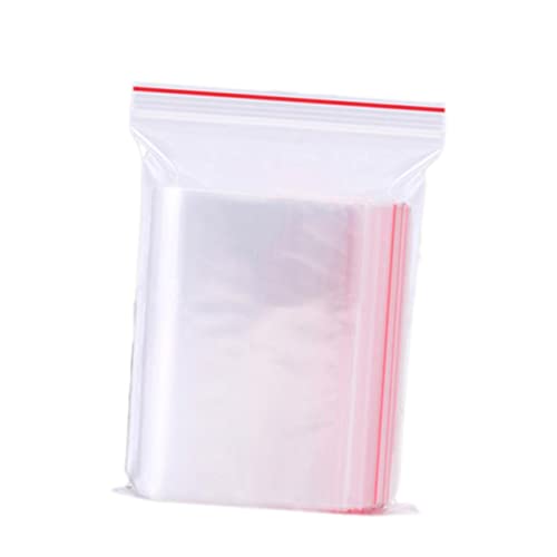 Alipis 100 Stück 12 X 17 Cm Versiegelungsbeutel Mit Reißverschluss Robuste Aufbewahrungsbeutel Für Spielzeug Perlen Und Schmuck Von Jungen Und Mädchen von Alipis