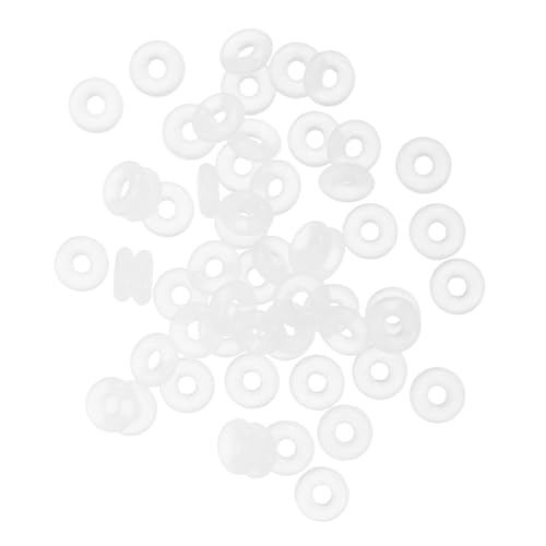 Alipis 100 Stück Armband Gummiring Stopperperlen Zur Schmuckherstellung Schmuck Quetschperlen Ring Abstandshalter Charme Abstandshalter Abstandsperlen Perlenringe Weiß Alipis 100 Stück Armband Gummiring Stopperperlen Zur Schmuckherstellung Schmuck Quetschperlen Ring Abstandshalter Charme Abstandshalter Abstandsperlen Perlenringe Weiß von Alipis