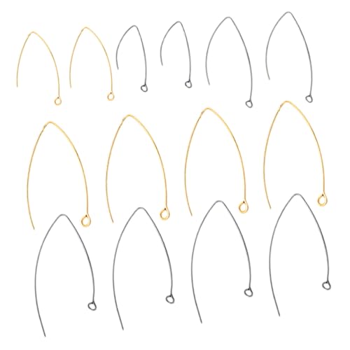 Alipis 100 Stück Edelstahl V form Ohrhaken Hypoallergen Ohrschmuck Zubehör DIY Ohrring Basteln Schmuckteile für Damen und Experten in Gold Stahlfarben Alipis 100 Stück Edelstahl V form Ohrhaken Hypoallergen Ohrschmuck Zubehör DIY Ohrring Basteln Schmuckteile für Damen und Experten in Gold Stahlfarben von Alipis