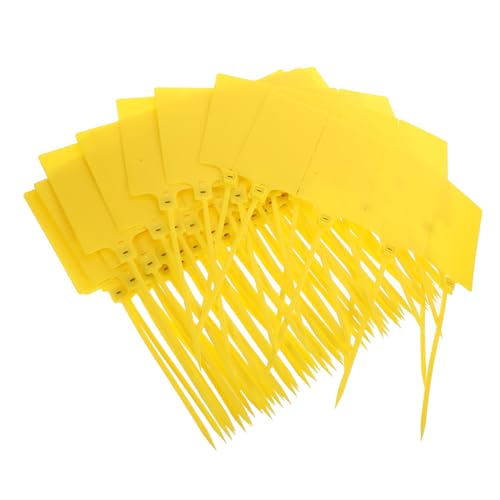 Alipis 100 Stück Hängeetiketten Schlüsselanhänger Mit Etiketten Klebeetiketten Kabeletiketten Kabelanhänger Hängeaufbewahrungsanhänger Beschriftungsanhänger Etikettenaufkleber Laschen von Alipis