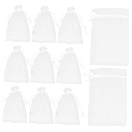 Alipis 100 Stück Organza geschenkbeutel Kleine Transparente Schmuckbeutel mit Zugband für Hochzeit Weihnachtsfeier Bonbons Süßigkeiten Aufbewahrung Alipis 100 Stück Organza geschenkbeutel Kleine Transparente Schmuckbeutel mit Zugband für Hochzeit Weihnachtsfeier Bonbons Süßigkeiten Aufbewahrung von Alipis