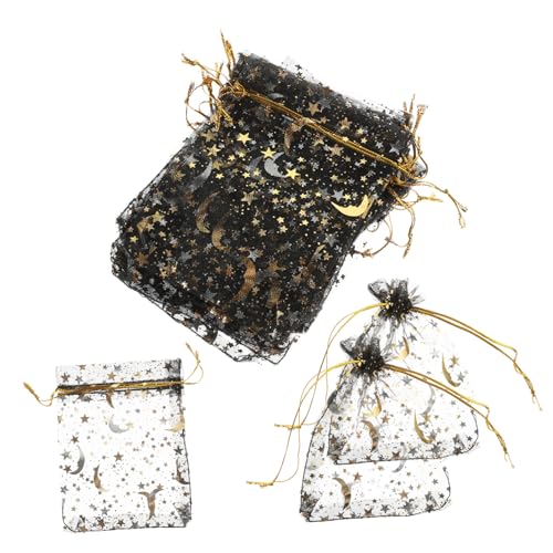 Alipis 100 Stück Organzasäckchen Schwarze Zugbandbeutel für Schmuck und Süßigkeiten Geschenkbeutel für Hochzeiten Weihnachten und Besondere Anlässe Vielseitig Einsetzbar Partytüten und Alipis 100 Stück Organzasäckchen Schwarze Zugbandbeutel für Schmuck und Süßigkeiten Geschenkbeutel für Hochzeiten Weihnachten und Besondere Anlässe Vielseitig Einsetzbar Partytüten und von Alipis